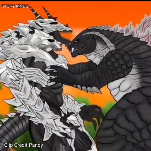 Legendary Godzilla fusion Godzilla Ultima vs. Monster X #godzilla #kingmonster #legendarygodzilla