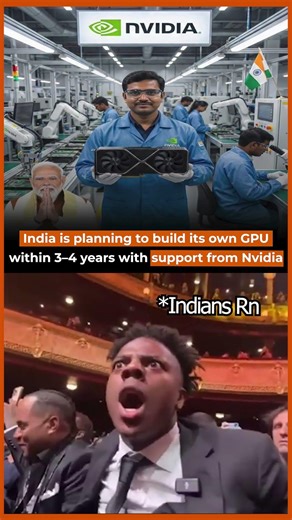 India to Build Its Own Indigenous GPU in the Next 3–4 Years #futureofwork #nvidia #futuretech #ai