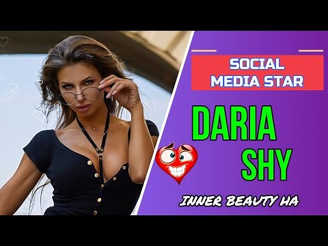 DARIA SHY, 😘💕🤪. BEAUTIFUL AND SENSUAL. Bio & Info. Fun Facts. #instagram #model