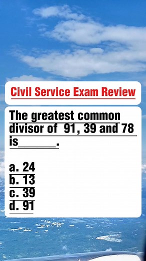 175K views · 669 reactions | Civil Service Exam Review #mathwithprincess #math #educationalcontent #education #mathematics #CSEReview #reels #reelsvideo #reelsfb #fypシ゚viralシ #fypageシ #fypシ゚viralシfypシ゚ | Math with Princess | Facebook