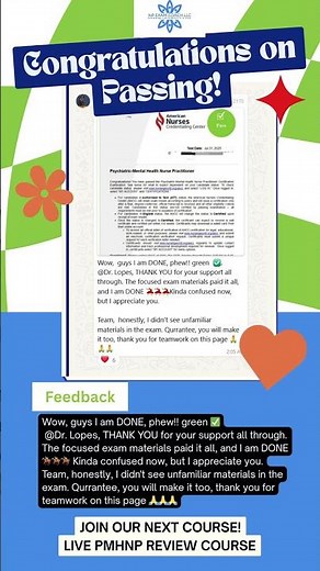Live PMHNP Review Course | PMHNP EXAM SUCCESS