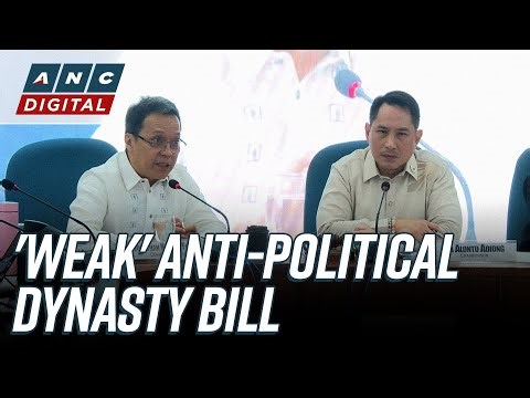 Bill consolidating measures vs political dynasties approved at House committee level | ANC