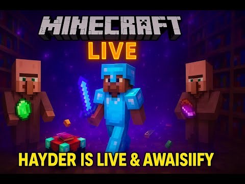 Minecraft LIVE – The Copper Age with Awaisiify! Crafting Copper Armor, Weapons, Tools & Golem