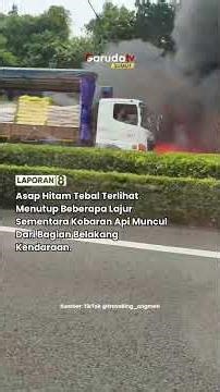 Bus Terbakar, Tol Lumpuh