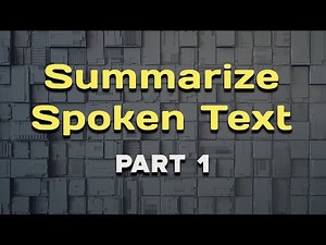 Summarise Spoken Text - 1 Video Lecture | Listening Section for PTE