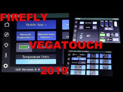 FIREFLY MULTIPLEX SYSTEM & VEGATOUCH FOR A CAMPER VAN CLASS B MOTORHOME