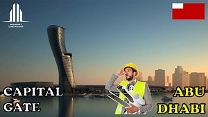 Capital Gate El Icónico edificio mas Inclinado del Mundo!!! https://youtu.be/8cqVyxb0hBw Capital Gate es un icónico rascacielos inclinado ubicado en Abu Dhabi. Con una altura de 160 metros, cuenta con 35 pisos y se inclina en un ángulo de 18° hacia el oeste, superando a la Torre de Pisa en su inclinación. Fue diseñado para ser un edificio sostenible, con tecnologías avanzadas de eficiencia energética y una estructura única que permite el uso de un mínimo de materiales de construcción. Capital Ga