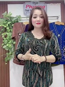 🎊 Mẫu áo trung niên đẹp sang | Phương Fashion - Đầm Đẹp Trung Niên