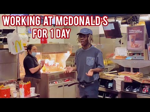 Working At McDonald’s for 1 Day 🍟