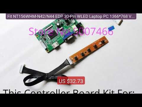 Fit NT156WHM-N42/N44 EDP 30-Pin WLED Laptop PC 1366*768 VGA... — Top Pick 2026 | Unbeatable Price!