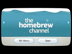 The homebrew channel Wii HD song