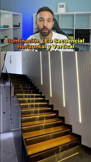 Sequential LED Lights on Stairs and Walls