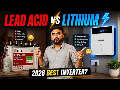 Best inverter for home 2026 | Best Lithium Battery |Genus vs Microtek vs Livguard vs Luminous vs UTL