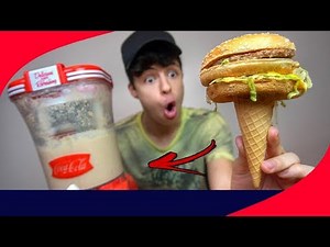SORVETE DE HAMBÚRGUER DO MCDONALD'S