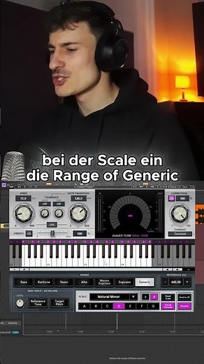 Waves Tune Real-Time richtig einstellen 🎤 (so klingt’s natürlich)