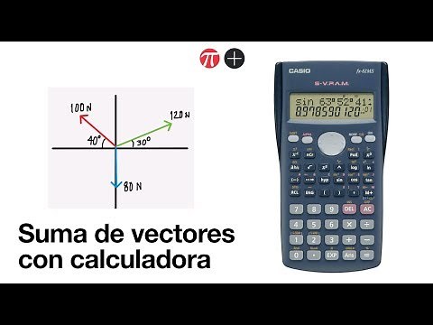 Suma de vectores con calculadora. ¡Muy fácil!