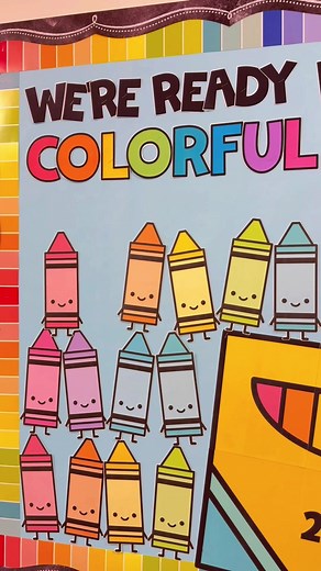 A brand-new bulletin board door decor has been added to my BTS bundle. ⁣🖍️ ⁣ With different sized crayon boxes editable student names in PowerPoint to use as an optional daily attendance display. ⁣ ⁣ Get it HALF OFF through Friday (7/26) via the link in my profile. ⁣ ⁣ Happy classroom setup! 🖍️ #classroomsetup #kindergarten #teachersoftiktok #backtoschool #classroomdecor #tk #prek