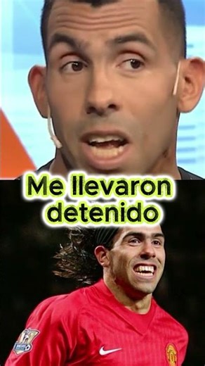 Why was Tevez arrested in Manchester? 🚔⚽️ #Shorts