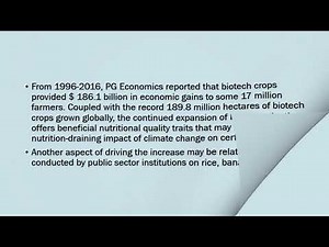 The process of Developing Genetically Modified GM Crops