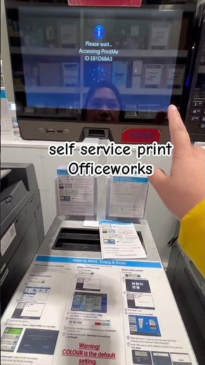 self service print #Officeworks