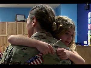 Mom serving overseas for a year surprises daughter at school in this emotional Feel Good Friday