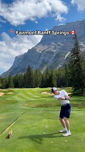 Is this the most picturesque course in the world 😮‍💨🇨🇦 📍 Fairmont Banff Springs Golf Course #golfers #golfcourse | Your Golf Travel