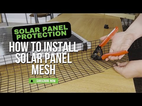 How to Stop Birds on Solar Panels | Install Mesh Using PestFix Clips (No Drilling!)