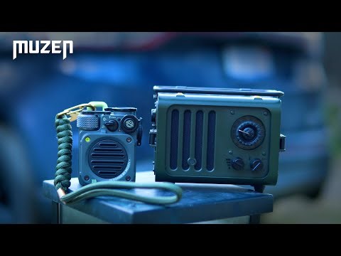 MUZEN Wild Mini & Wild Jeep Portable FM Radio & Bluetooth Speaker with sound sample