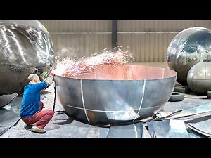 How They Build Perfectly Shaped Steel Spheres by Hand