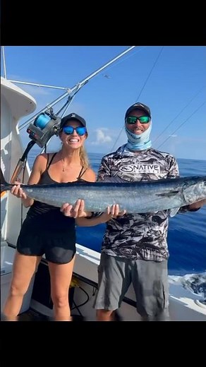 First ono! #hawaii #fishing #wahoo #aloha #sushi #love #fish #ocean #mountains #volcano #fyp #viral