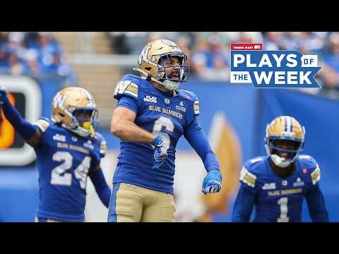 CFL Plays of the Week - Week 15, 2026