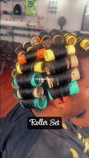 Men’s roller set #envius32 #barber #hairstyle #barbershop #shorts