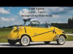 Microcar Messerschmitt FMR Tg500 (1958-1961) reveal interior, exterior, engines, details and more..