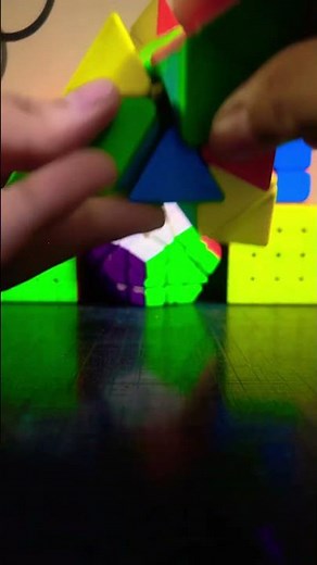 HACKER LEVEL MOVES ON PYRAMIX #shorts #viral #trending #rubikscube