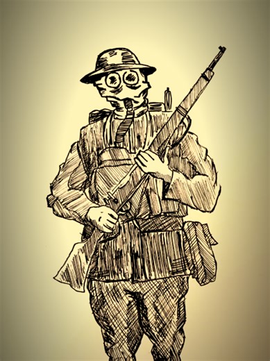 drawing ww1 soldier/the great dictator speech #drawing #ww1 #pendrawing #thegreatdictator #quickdrawing
