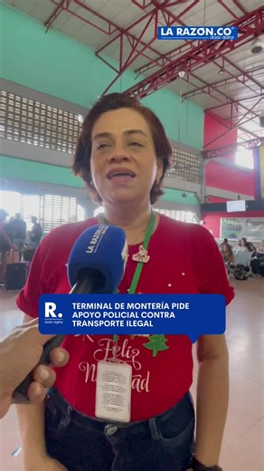 #Montería | La gerente de operaciones de la Terminal de Montería, Sixta Lora, solicitó apoyo de la Policía de Tránsito para fortalecer controles contra transporte ilegal, proteger empresas formales y garantizar seguridad a pasajeros.