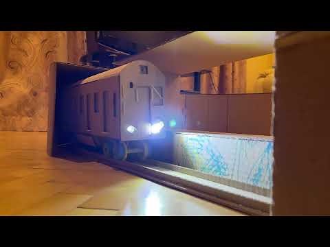 Cardboard subway. DIY project
