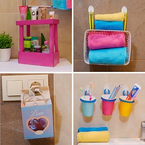 1.8M views · 6.8K reactions | Créez des rangements pratiques pour votre salle de bain avec le matériel que vous avez sous la main. | Fabiosa France | Facebook