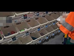 📦 Put-to-Light System in Action: Efficient Warehouse Order Processing! 🚀