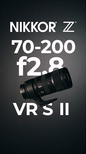È arrivato il nuovo NIKKOR Z 70-200 f/2.8 VR S II. Più luminoso ( 26%), leggero e compatto, con AF super veloce e silenzioso. Stabilizzazione VR fino a 6 stop, bokeh naturale e zoom interno bilanciato che mantiene sempre costante il bilanciamento. Tutta la potenza e la qualità della linea S Nikon Z, ora in un obiettivo ancora più performante. Scopri tutte le sue potenzialità! Scrivici nei commenti cosa ne pensi 👇🏻 #nikonitalia #NIKKORZ | Nikon