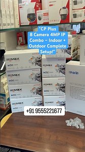 “CP Plus 8 Camera 4MP IP Combo – Indoor + Outdoor Complete Setup!” #8camerasetup #ipcamera #cpplus