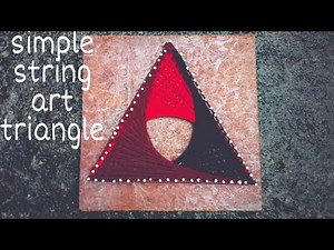 simple and creative Geometrical string art/AtoZ DIY