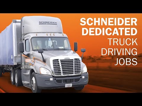 Schneider Dedicated truck driving jobs