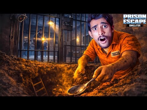 Escaping a High Security Prison With a Spoon | Prison Escape Simulator - Part 1