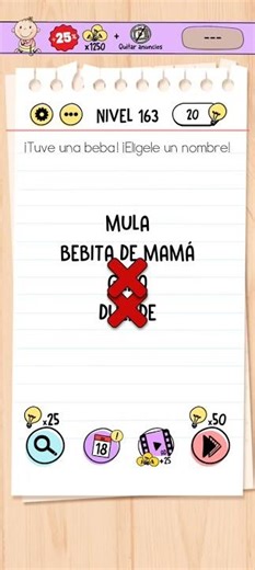 Nivel 163 Brain test