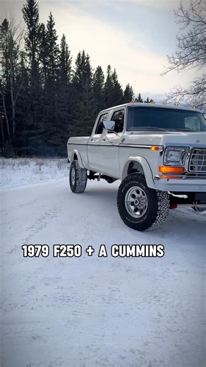 Devin MacKenzie on Instagram: "One of our favourite swaps is a Cummins in an old Ford. 🔥 Would you do it?! Some say it’s overdone, but that’s just because it is 👌👌👌 #ford #fordtruck #cummins #cumminspower #cumminsnation #fummins #cumminsswap #fordnation #dentside #dentsides #oldfordcrewcabs #dentsides7379 #truckbuild #frameoff #restoration #1979ford #trucks"