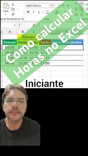 [Passo a Passo] ✅ A melhor fórmula para trabalhar com horas no Excel #excel #informatica