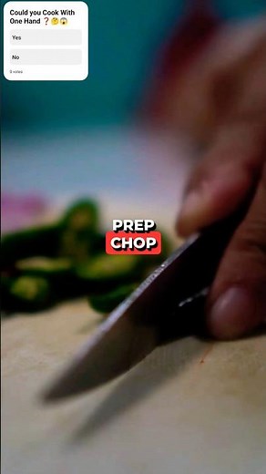 One Handed Cooking Challenge!😱