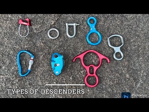 Types of Rappelling descenders | Rope Descending Devices