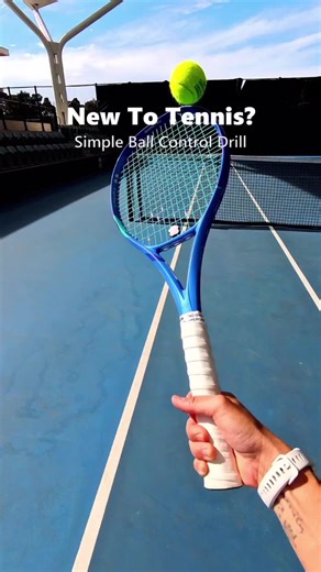 Not so easy ball control drill. #tennis #tennisdrill